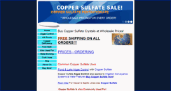 Desktop Screenshot of coppersulfatecrystals.com